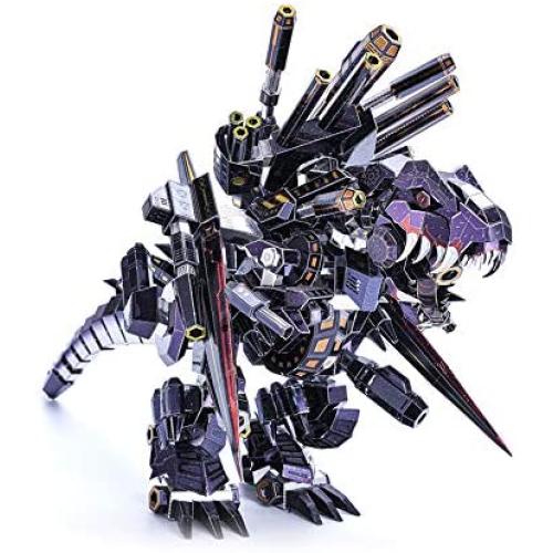 Microworld 3D Metal Puzzle Mechanical Tyrannosaurus Rex Challenge Model Building Kits Jigsaw Laser Cut Brain Teaser DIY Puzzles for Adults Men Boys