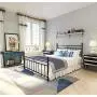 Metal Bed Frame Queen Size with Vintage Headboard and Footboard Platform Base Wrought Iron Bed Frame Black Metal Bed Frame Queen Size with Vintage Headboard and Footboard Platform Base Wrought Iron Bed Frame Black