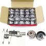 50pcs Embroidery Bobbin Case BC-DBZ(1)-NBL Industrial Metal Sewing Machine Spare Parts Stainless Steel Haya Bobbin Case