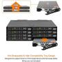 ICY DOCK ToughArmor MB998IP-B Rugged Full Metal 8 Bay 2.5'' SAS/SATA SSD&HDD (7mm) Backplane Cage for External 5.25'' Bay