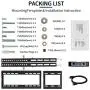 Tilting TV Wall Mount Bracket Design for Most 32-86 Inch LED Plasma Flat Curved Screen TVs , Low Profile JUSTSTONE TV Mount with VESA 600x400mm Holds up to 165 Lbs, Fits 16''-24'' Studs,Can Be Leveled Tilting TV Wall Mount Bracket Design for Most 32-86 Inch LED Plasma Flat Curved Screen TVs , Low Profile JUSTSTONE TV Mount with VESA 600x400mm Holds up to 165 Lbs, Fits 16''-24'' Studs,Can Be Leveled