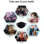 Fashion Cute Heart Face Protection - Unisex Cotton Dustproof Mouth Protection - Reusable Warm Windproof for Outdoor Activities