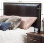 Christopher Knight Home Hilton Leather Headboard, King / Cal King, Brown