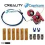 Authentic F1rst Layer Upgraded Dual Gear All Metal Extruder for Ender 3 / Pro/Ender 5 / Pro and All CR Series Printers with 1M Capricorn PTFE Tubing, Premium Bed Springs and Quality PC4-M10 Fittings