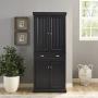 Crosley Furniture Seaside Kitchen Pantry Cabinet - Distressed Black