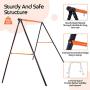 ZENY Kids Outdoor A Frame Swing Set Heavy Duty Swing Frame Stand for Swings Hammocks