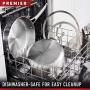 Calphalon Premier Stainless Steel Pots and Pans, 8-Piece Cookware Set