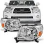 For Toyota Tacoma OE Replacement Black Headlights Driver/Passenger Head Lamps For Toyota Tacoma OE Replacement Black Headlights Driver/Passenger Head Lamps