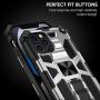 Saputu Compatible with iPhone 12 Pro Max Case, | Military Grade | Invisible Built-in Kickstand and Metal Plate, Anti-Scratch Shockproof Bumper Drop Tested Protective Cover (Gray)