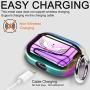 HALLEAST Compatible AirPods Pro Case, Eagle Alloy Metal Cover Carabiner Clip for Apple AirPod Pro, Front LED Visible, NOT Support Wireless Charging, All Metal Provides Better Protection, Colourful