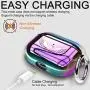 HALLEAST Compatible AirPods Pro Case, Eagle Alloy Metal Cover Carabiner Clip for Apple AirPod Pro, Front LED Visible, NOT Support Wireless Charging, All Metal Provides Better Protection, Colourful