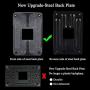 Aimeixin AM4 Bracket,Desktop Computer AMD AM4 Motherboard CPU Heatsink Bracket, Steel Back Plate Bracket for AM4s HeatSink Cooling Fan Mounting (Black)