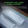 Razer Huntsman Mini 60% Gaming Keyboard: Fastest Keyboard Switches Ever - Clicky Optical Switches - Chroma RGB Lighting - PBT Keycaps - Onboard Memory - Mercury White Razer Huntsman Mini 60% Gaming Keyboard: Fastest Keyboard Switches Ever - Clicky Optical Switches - Chroma RGB Lighting - PBT Keycaps - Onboard Memory - Mercury White