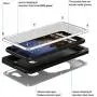 Feitenn Google Pixel 3A Case, Pixel 3A Case Heavy Duty, Gorilla Glass Armor Aluminum Alloy Metal Cover Rubber Bumper Military Shockproof Hard Defender Men Gift for Google Pixel 3A - Silver