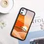 LuGeKe Desert Camel Print Phone Case for iPhone 7/iPhone 8/iPhone SE2020,Setting Sun Pattern Case Cover,Soft Silicone Case Metal Sheet Anti-Stratch Bumper Protective Girls Phonecase(Art Camel)