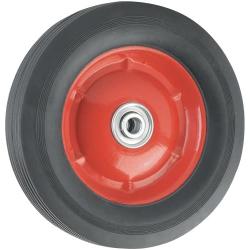 Titan Pneumatic Replacement Wheel 55 lb. Load Capacity with Metal Hub 8 Inch, Red/Black