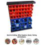 Stalwart 75-ST6079 orage Rack Organizer- Wall Mountable Container with Removeable Drawers for Tools, Hardware, Crafts, Office Supplies and More by Stalwart