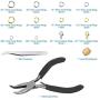 Anezus Jump Rings for Jewelry Making Supplies and Necklace Repair with Jump Ring Pliers and Open Jump Ring(1200Pcs Silver and Gold)Anezus Jump Rings for Jewelry Making Supplies and Necklace Repair wit Anezus Jump Rings for Jewelry Making Supplies and Necklace Repair with Jump Ring Pliers and Open Jump Ring(1200Pcs Silver and Gold)Anezus Jump Rings for Jewelry Making Supplies and Necklace Repair wit