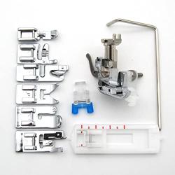 KUNPENG - #5011L-C +001947.70.00 11 PCS Presser feet ATTACHMENTS FIT for BERNINA Old Style Machines 530 730 830 801 930