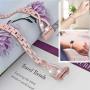 Wearlizer Compatible with Fitbit Charge 3 / Charge 4 Bands for Women Metal Replacement Charge 3 hr Band Strap with Bling Rhinestone Bracelet Bangle for Fitbit Charge 4 Special Edition - Rose Gold