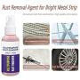 RustOut Instant Remover Spray 100ML - Rust Stain Remover - Easily Clean - for Metal Parts, Rollers, Door Hinges and Brake Parts, Anti Corrosion and Anti Rust, for RVs, Boats, Cars