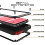 Punkcase S10e Metal Case, Heavy Duty Military Grade Armor Cover [Shockproof] Full Body Hard Aluminum & TPU Hybrid Design [High Impact Bumper] Compatible W/Samsung Galaxy S10e Edge (Black)