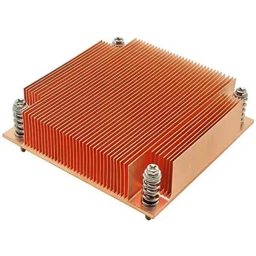 1U Server CPU Cooler Copper Skiving fin heatsink for Intel 1150 1151 1155 1156 i3 i5 i7 Industrial Computer Passive Cooling