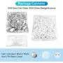 Cocoarm 1000pcs 32mm DIY Button Badge kit Blank Pin Badge Button Metal Badge Button Parts for Pro Button Maker