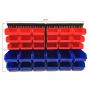 MaxWorks 80694 30-Bin Wall Mount Parts Rack/Storage for your Nuts, Bolts, Screws, Nails, Beads, Buttons, Other Small Parts