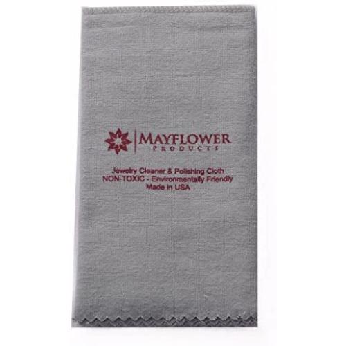 Pro Size Polishing Cleaning Cloth Pure Cotton Made in USA for Gold, Silver, and Platinum Jewelry, Watch Coins Non Toxic Tarnish Remover Large Cleaner Cloth 11 x 14 inches Keeps Jewelry Clean and Shiny