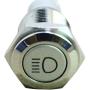 ESUPPORT 12V Car Red LED Main Beam Symbol Push Button Metal Switch