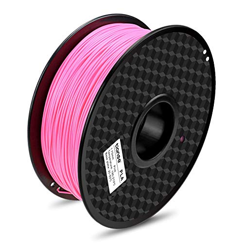 TIANSE Pink 3D Filament PLA 1.75mm 1KG Spool, Dimensional Accuracy +/- 0.03 mm,Neon Pink