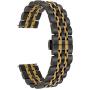 TRUMiRR 22mm Quick Release Watch Band Stainless Steel Butterfly Buckle Strap for Samsung Gear S3 Classic Frontier, Galaxy Watch 46mm, Gear 2 R380 R381 R382, Moto 360 2 46mm