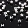 Pangda 1000 Pack 4 mm Metal Spacer Beads Metallic Plated Round Beads Tiny Smooth Beads for Necklaces, Bracelets and Jewelry Making (Silver) Pangda 1000 Pack 4 mm Metal Spacer Beads Metallic Plated Round Beads Tiny Smooth Beads for Necklaces, Bracelets and Jewelry Making (Silver)