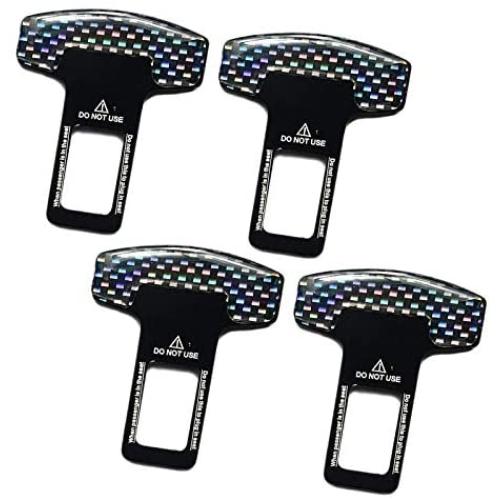 4 PCS Car Seat Belt Clip,Universal Seat Belt Buckle Auto Metal Seat Belts Clip