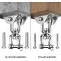 YHZONE 2 Pack 1200 lb Capacity Heavy Duty Swing Hangers Bracket Kits for Wood Beam Concrete,Suspension Wall Ceiling Mount Hooks for Porch Chair Aerial Yoga Silks Trapeze Hammock Gym Equipment YHZONE 2 Pack 1200 lb Capacity Heavy Duty Swing Hangers Bracket Kits for Wood Beam Concrete,Suspension Wall Ceiling Mount Hooks for Porch Chair Aerial Yoga Silks Trapeze Hammock Gym Equipment