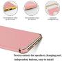 iPhone 8 Plus Case, Ultra Slim Flexible iPhone 8 Plus Matte Case, Styles 3 in 1 Electroplated Shockproof Luxury Cover Case for iPhone 8 Plus (Rose Gold)