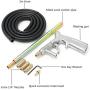 Jewboer Air Sand Blaster Siphon Feed Blast Gun Nozzle Ceramic Tips Abrasive Sand Blasting