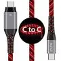 USB C to USB C 6FT Cable, iCrius 60W 3A Light Up Led Fast Charger Cord Compatible with Samsung Galaxy S20+ Ultra/Note 10+, MacBook Air/Pro 13, iPad Pro 2020, Google Pixel 2/3/4 XL, and More (red) USB C to USB C 6FT Cable, iCrius 60W 3A Light Up Led Fast Charger Cord Compatible with Samsung Galaxy S20+ Ultra/Note 10+, MacBook Air/Pro 13, iPad Pro 2020, Google Pixel 2/3/4 XL, and More (red)