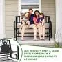 Patio Glider Bench Garden Bench for Patio Outdoor Bench Metal Bench Park Bench Cushion for Yard Porch Clearance Work Entryway Patio Glider Bench Garden Bench for Patio Outdoor Bench Metal Bench Park Bench Cushion for Yard Porch Clearance Work Entryway