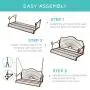 Best Choice Products Hanging Iron Porch Swing Bench Outdoor Patio Furniture for Garden, Deck w/Armrests, Mounting Chains Best Choice Products Hanging Iron Porch Swing Bench Outdoor Patio Furniture for Garden, Deck w/Armrests, Mounting Chains