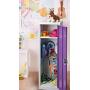 AdirOffice Kids Steel Metal Storage Locker - for Home & School - with Key & Hanging Rods (48 in 1 Door, Purple)