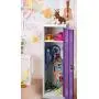 AdirOffice Kids Steel Metal Storage Locker - for Home & School - with Key & Hanging Rods (48 in 1 Door, Purple) AdirOffice Kids Steel Metal Storage Locker - for Home & School - with Key & Hanging Rods (48 in 1 Door, Purple)