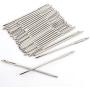 Z-COLOR 50pcs Big Eye Needles Blunt White 7cm Long Large Hole NOT Sharp Sewing Kniting Embroidery Tool Hand DIY Needlework Plus