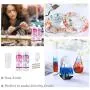 Epoxy-Resin-Crystal-Clear-Kit for Art, Jewelry, Crafts,Coating- 16 OZ Including 8OZ Resin and 8OZ Hardener | Bonus 4 pcs Graduated Cups, 3pcs Sticks, 1 Pair Rubber Gloves by Puduo Epoxy-Resin-Crystal-Clear-Kit for Art, Jewelry, Crafts,Coating- 16 OZ Including 8OZ Resin and 8OZ Hardener | Bonus 4 pcs Graduated Cups, 3pcs Sticks, 1 Pair Rubber Gloves by Puduo