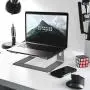Soundance Laptop Stand, Aluminum Computer Riser, Ergonomic Laptops Elevator for Desk, Metal Holder Compatible with 10 to 15.6 Inches Notebook Computer, Grey Soundance Laptop Stand, Aluminum Computer Riser, Ergonomic Laptops Elevator for Desk, Metal Holder Compatible with 10 to 15.6 Inches Notebook Computer, Grey