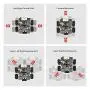 OSOYOO Omni-directinal Mecanum Wheels Robot Car Kit for Arduino Mega2560|Metal Chassis DC Speed Encoder Motor Robotic DIY|STEM Remote Controlled Educational | Mechanical DIY Coding for Teens Adult