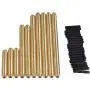 MOHERO Brass Metal Steering & Suspension Linkage Kit Upgrade Parts for 1/10 RC TRX-4 TRX4 Car Pack of 10