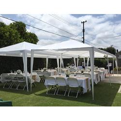 Quictent 10 x 30 Party Tent Gazebo Wedding Canopy BBQ Shelter Pavilion with Removable Sidewalls & Elegant Church