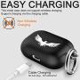 HALLEAST Compatible AirPods Pro Case, Eagle Alloy Metal Protective Cover for Apple Airpod Pro 2019, Front LED Visible, NOT Support Wireless Charging, All Metal Provides Better Protection, Bright